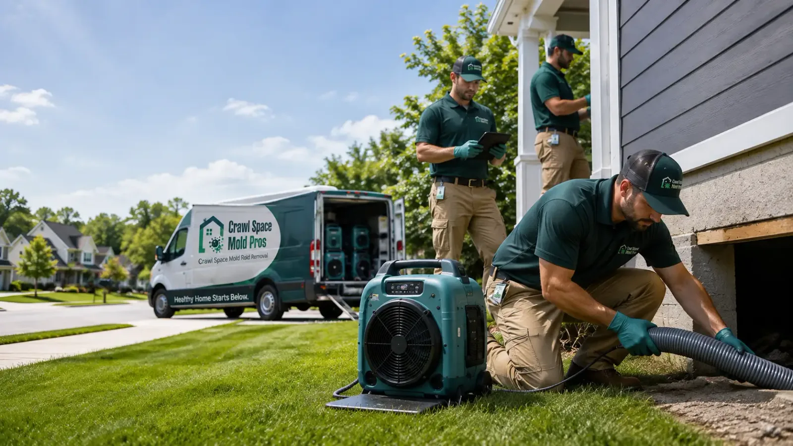 Crawl Space Mold Removal in Union, IL